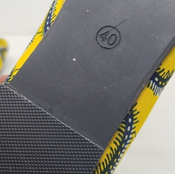 Yellow Patterned Flats - Picture 6 of 15